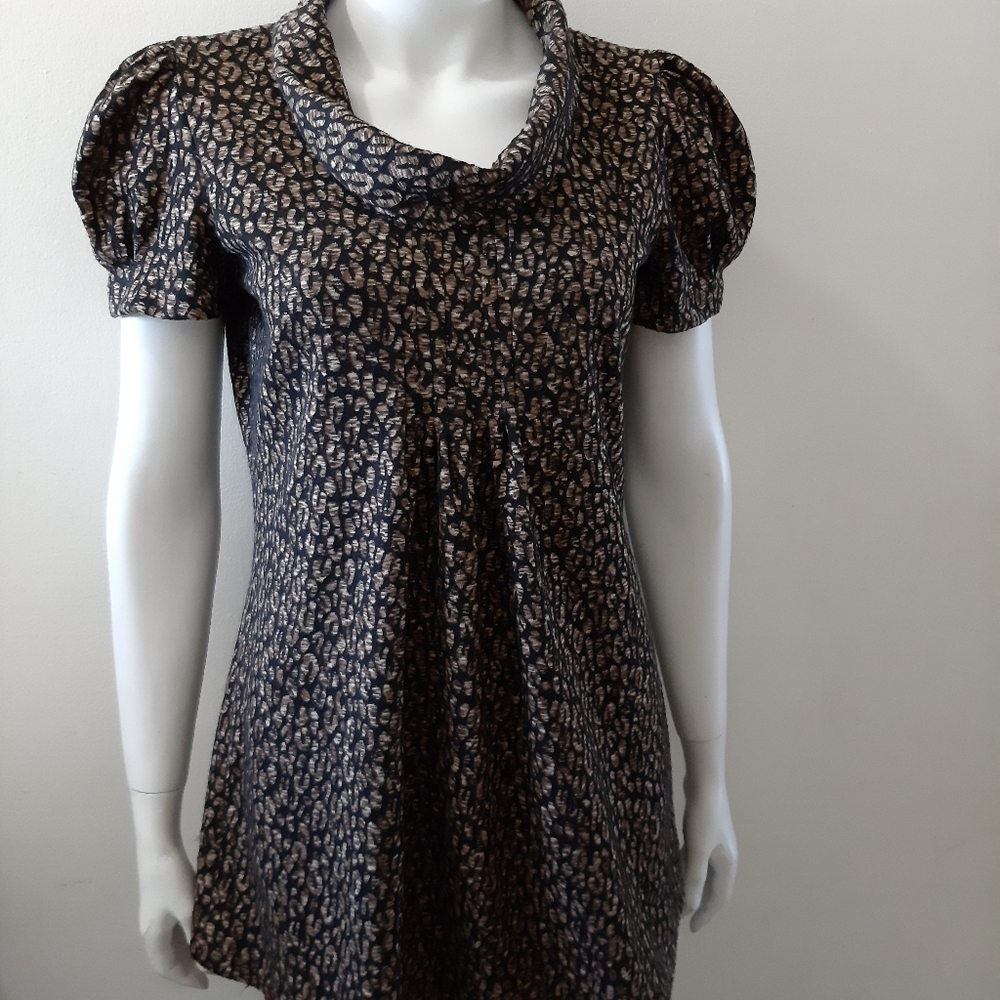 SOLD Calvin Klein mini dress puffed sleeves